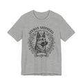 German Shepherd Social Club Tee - Unisex Short Sleeve Shirt for Dog Lovers, Pet Gift, Casual Wear, Canine Enthusiast Apparel