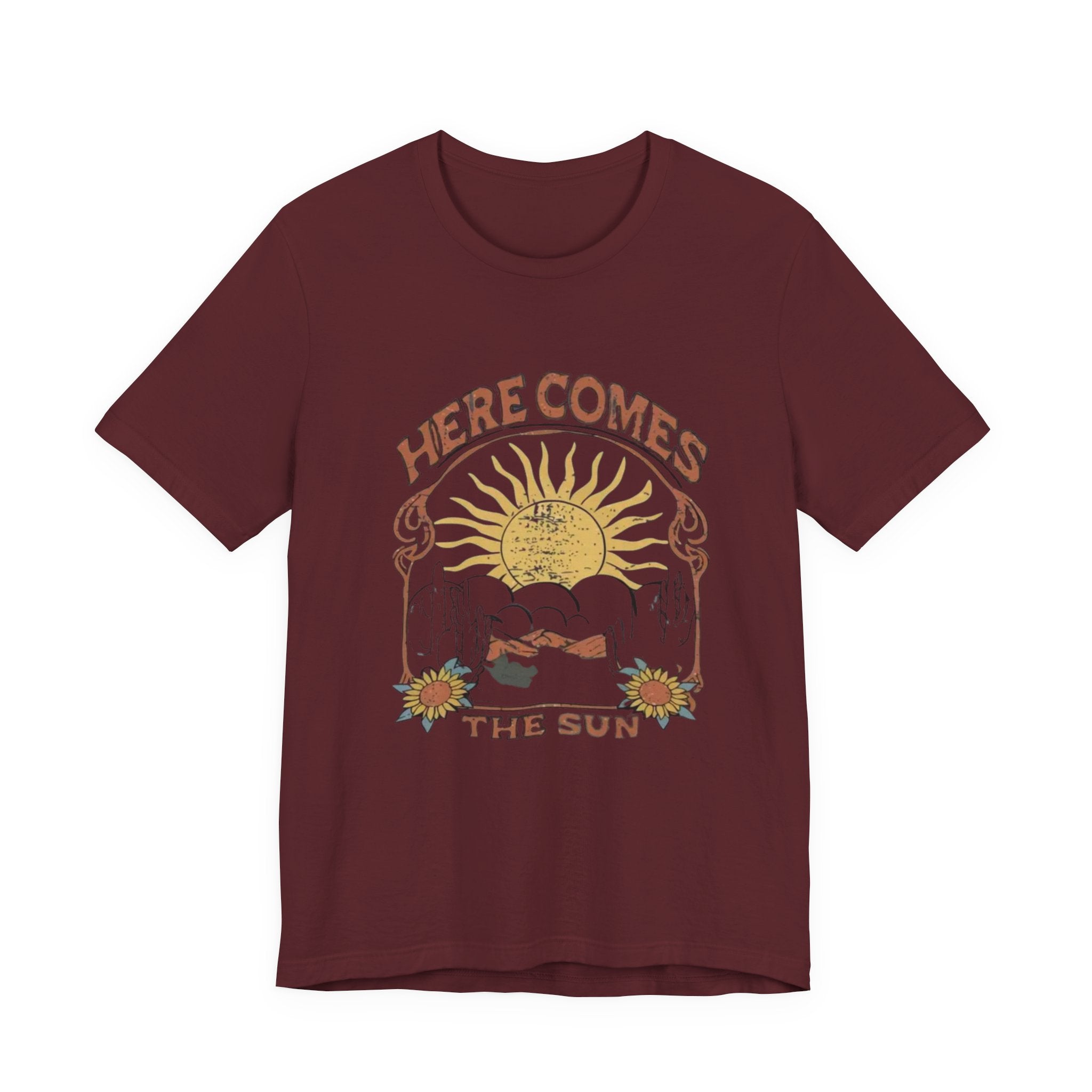 Here Comes The Sun t-shirt | Vintage Sunflower Graphic Tee