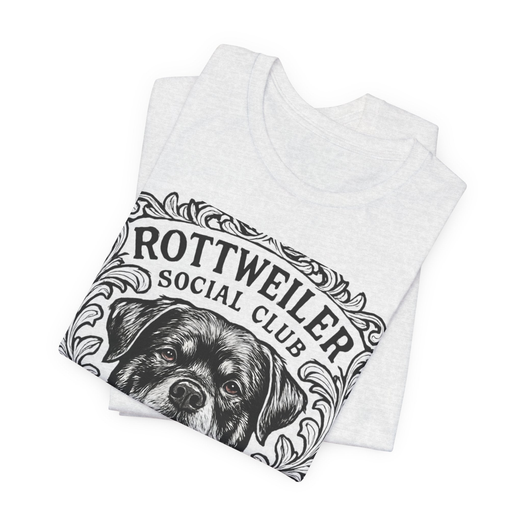 Rottweiler Social Club Tee - Unisex Jersey Short Sleeve T-Shirt for Dog Lovers, Casual Wear, Gift for Pet Owners, Dog Themed Apparel, [...]