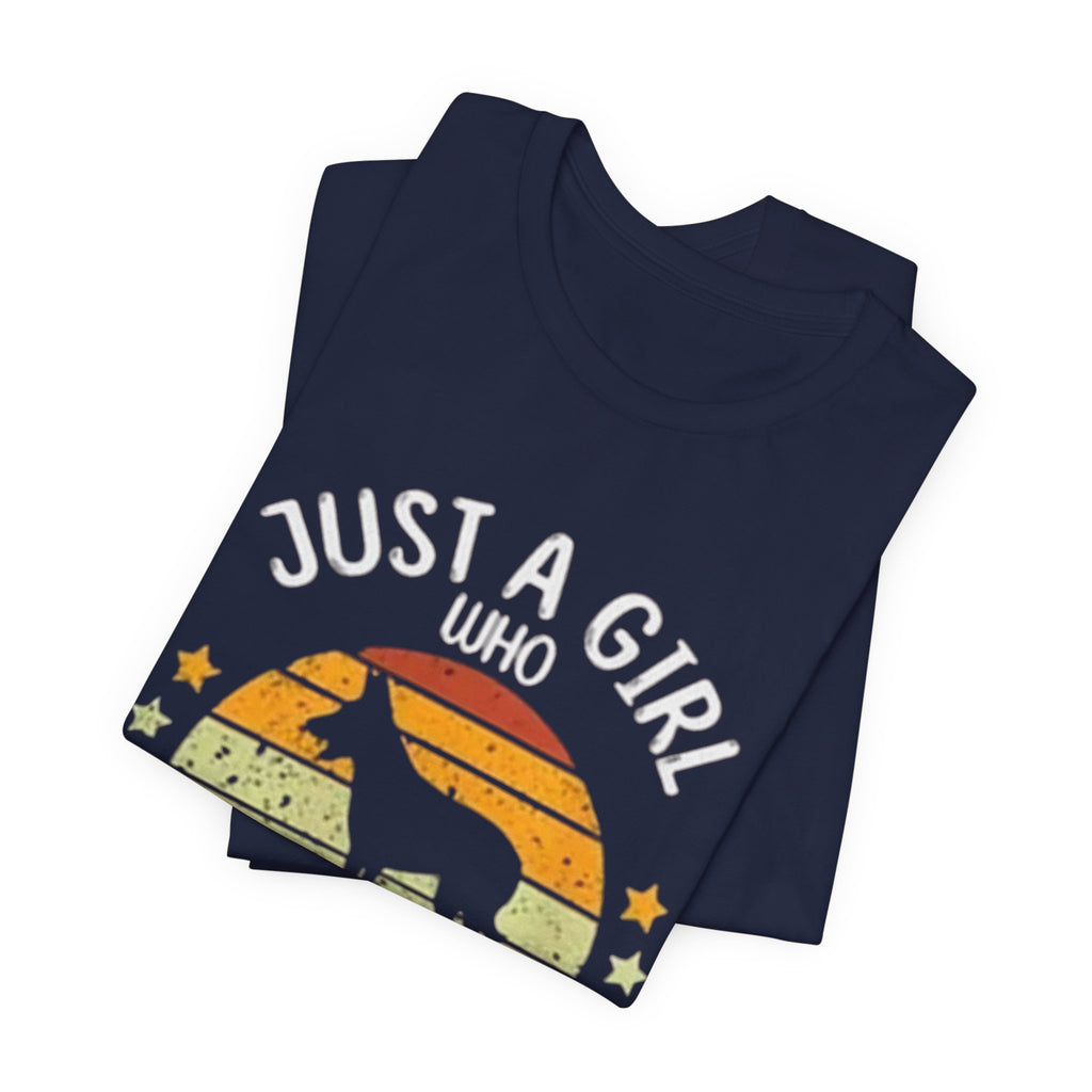 Just a Girl Who Loves Belgian Malinois T-Shirt | Dog Lover Tee
