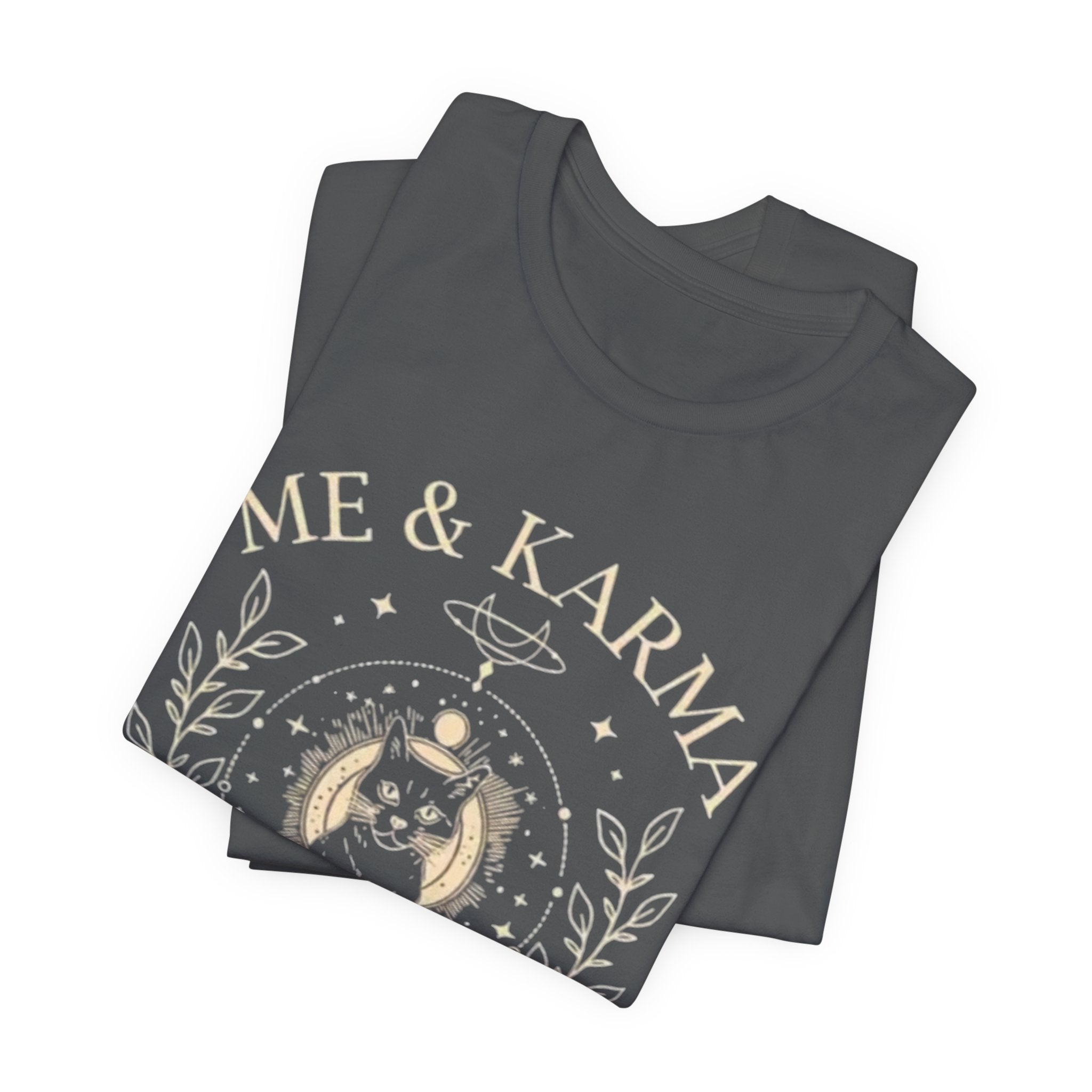 Karma Vibes Tee, Spiritual T-Shirt, Boho Shirt, Yoga Apparel, Gift for Her, Casual Fashion