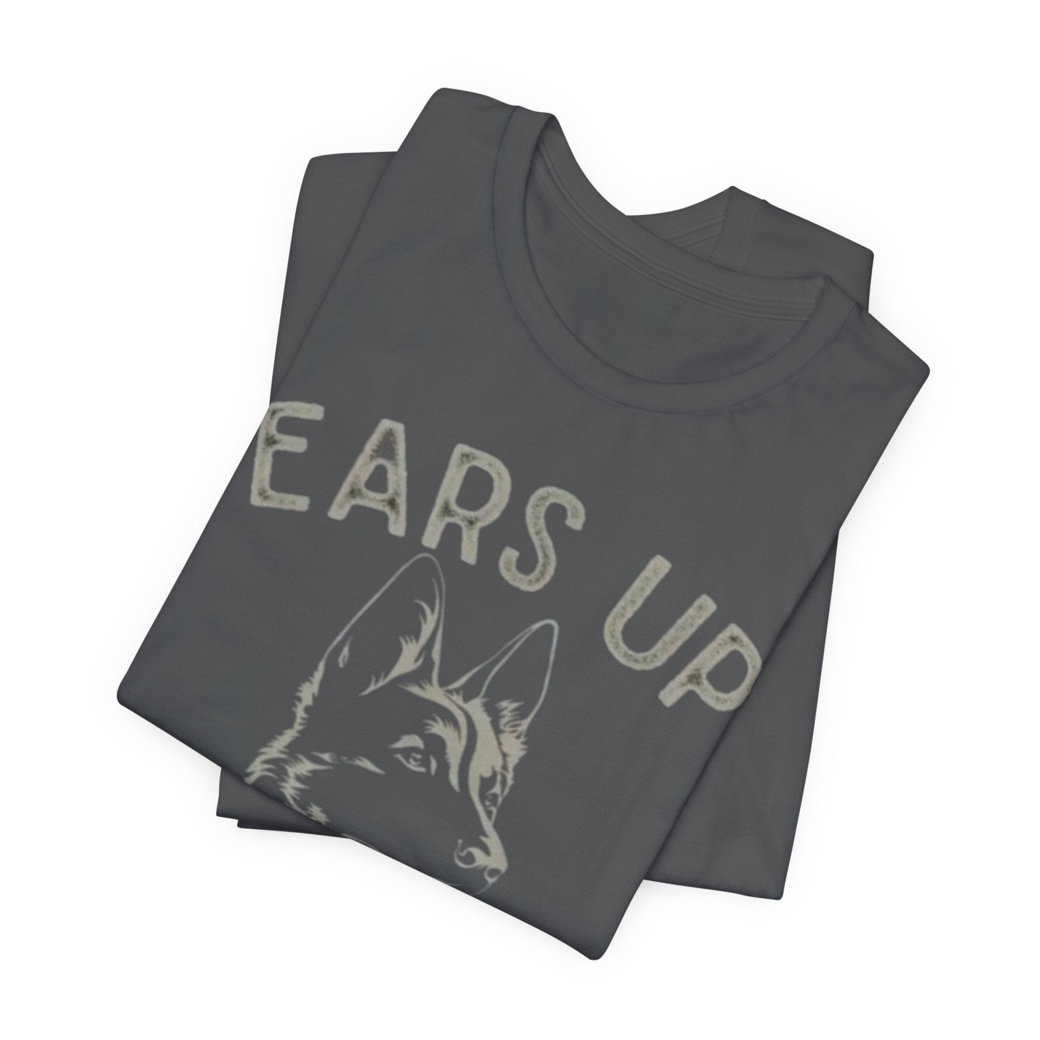 German Shepherd  Ears Up K9 Graphic Tee — "System Armed" German Shepherd Dog Shirt
