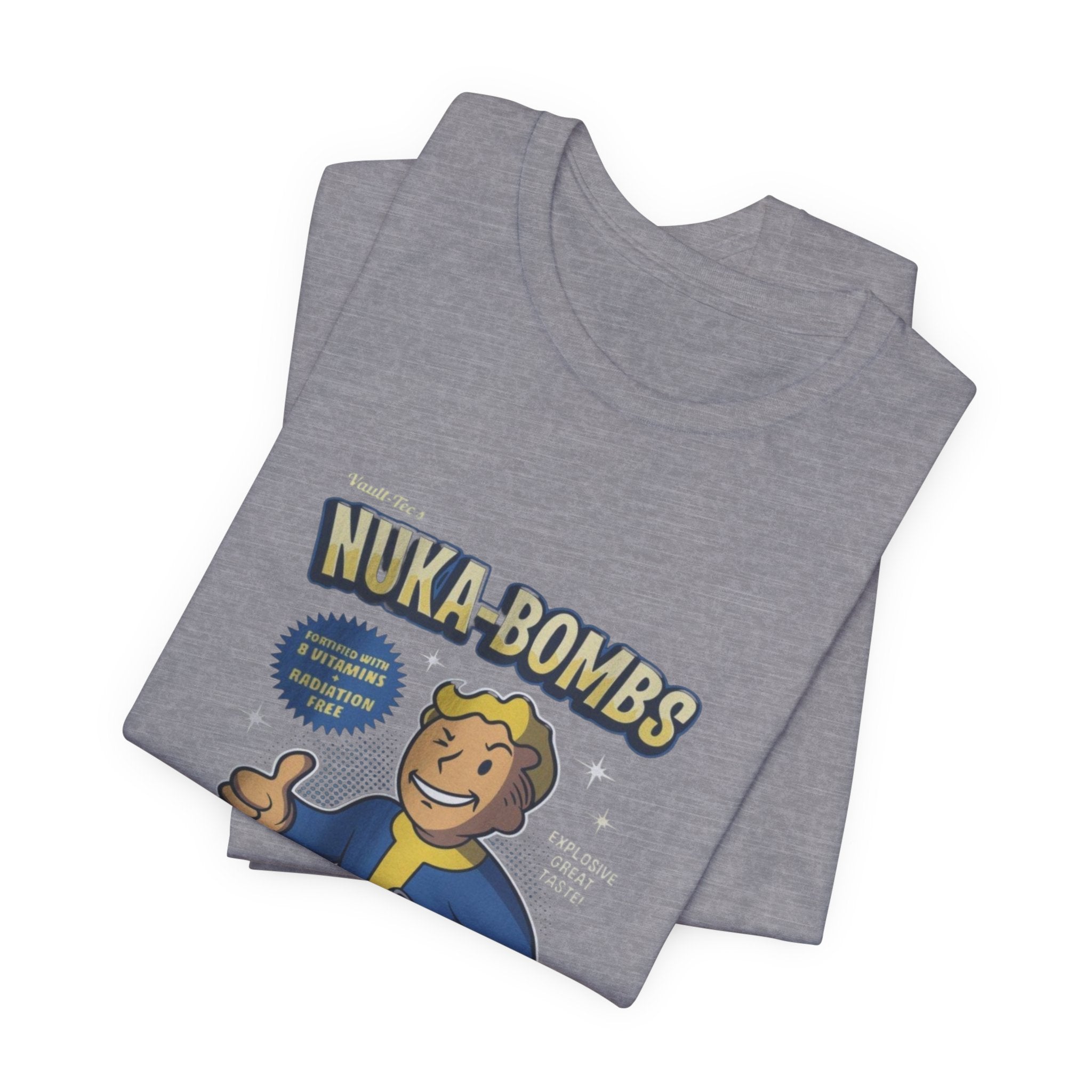 Vault Boy Nuka-Bombs Retro Gamer T‑Shirt, Fallout tee