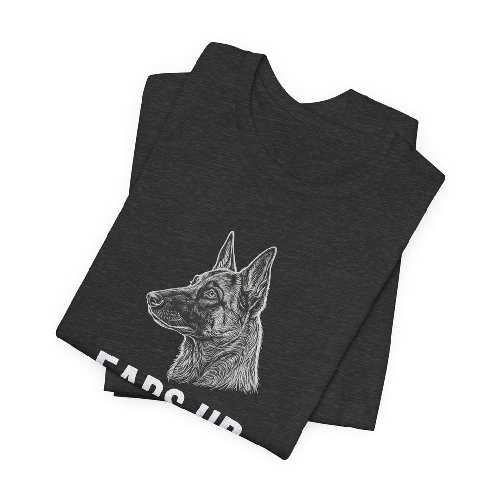 Belgian Malinios ears Up tee | Dog K9 Canine Shirt, Police K9 Design