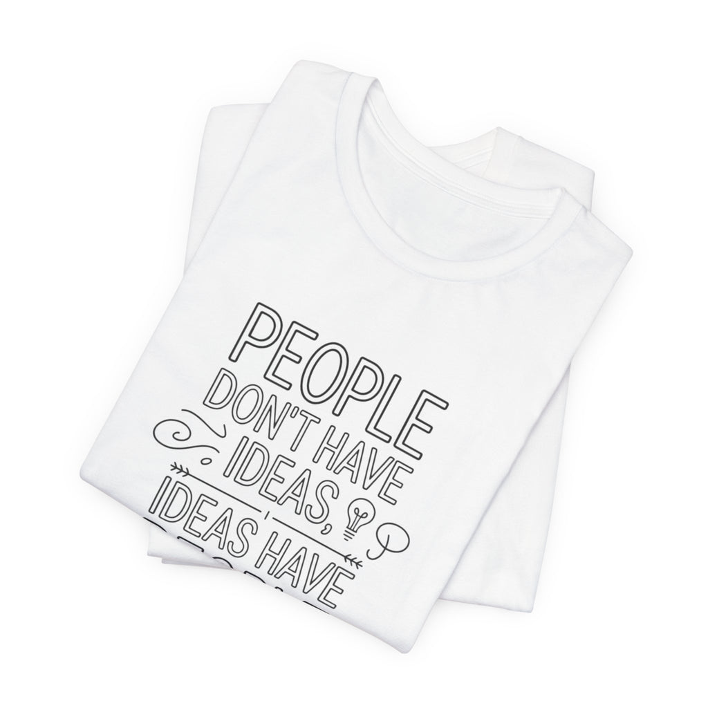 Carl Jung Tee, Creative Quote Tee: "People Don't Have Ideas, Ideas Have People" T-Shirt, Unisex Casual Wear, Gift for Friends, Thinkers, Creative [...]