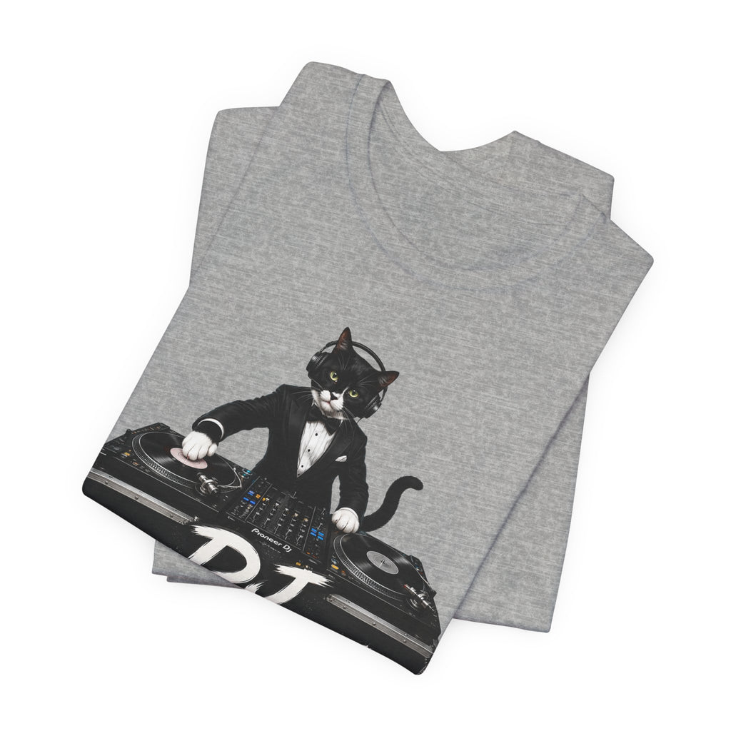 DJ Whiskers Cat DJ T-Shirt