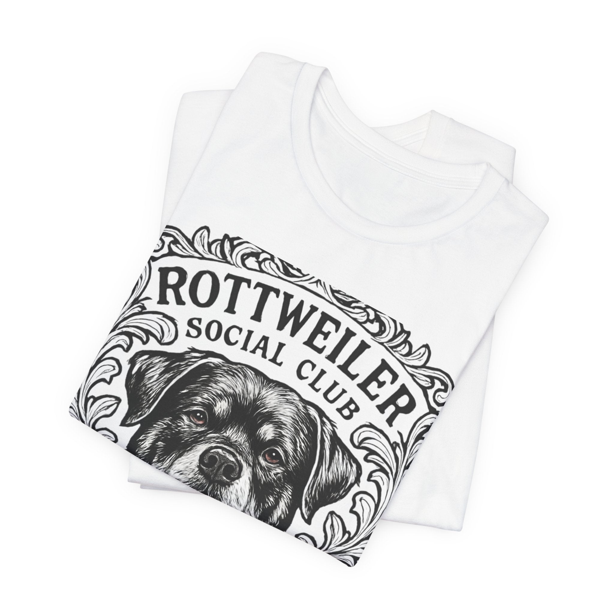 Rottweiler Social Club Tee - Unisex Jersey Short Sleeve T-Shirt for Dog Lovers, Casual Wear, Gift for Pet Owners, Dog Themed Apparel, [...]