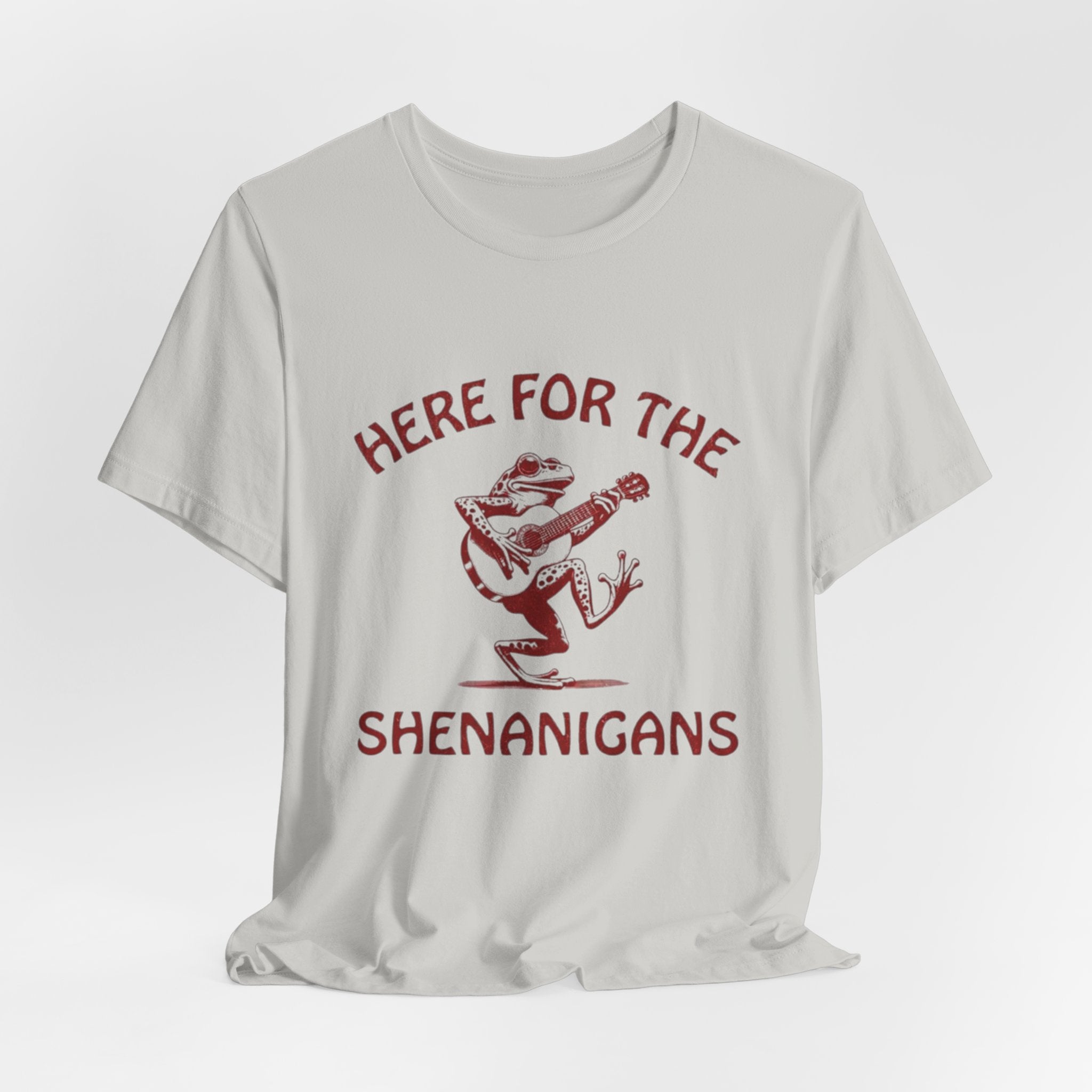 Here for the Shenanigans Unisex Tee | Fun Casual T-Shirt for Friends, Gift for Party Lovers, Music Event Apparel, Playful Outfit, [...]
