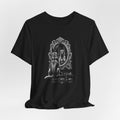 Belgian Malinios Looking in Mirror T-Shirt — Gothic Belgian Malinios Portrait Tee,  I Think,  Therefore I Am