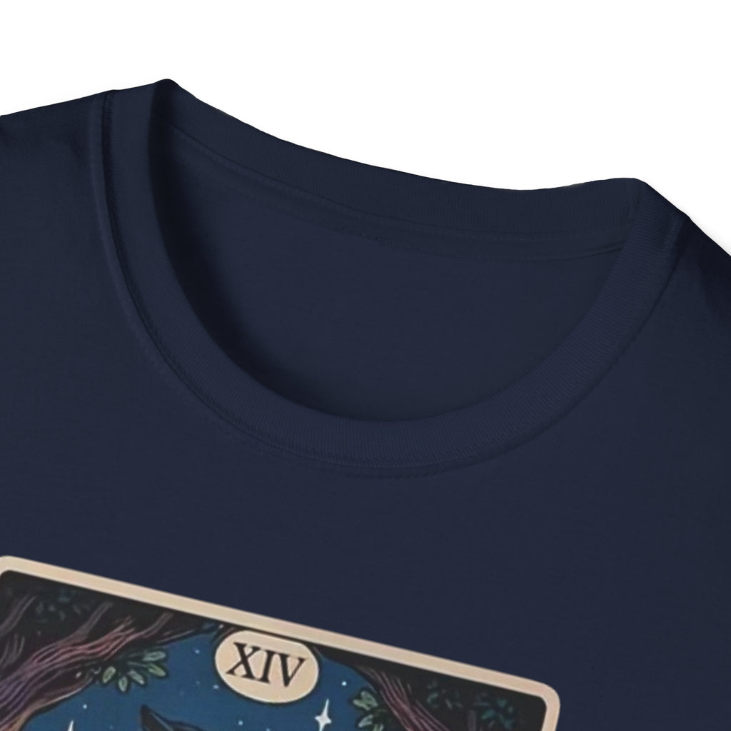 Tarot Cat 'The Tower' T-Shirt — Vintage Astrology Card Tee