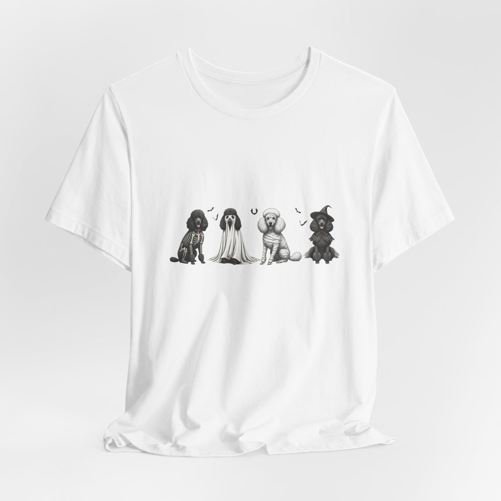 Poodle Halloween Shirt, Unisex Tee, Funny Dog Tshirt, Costume Top, Animal Lover Gift