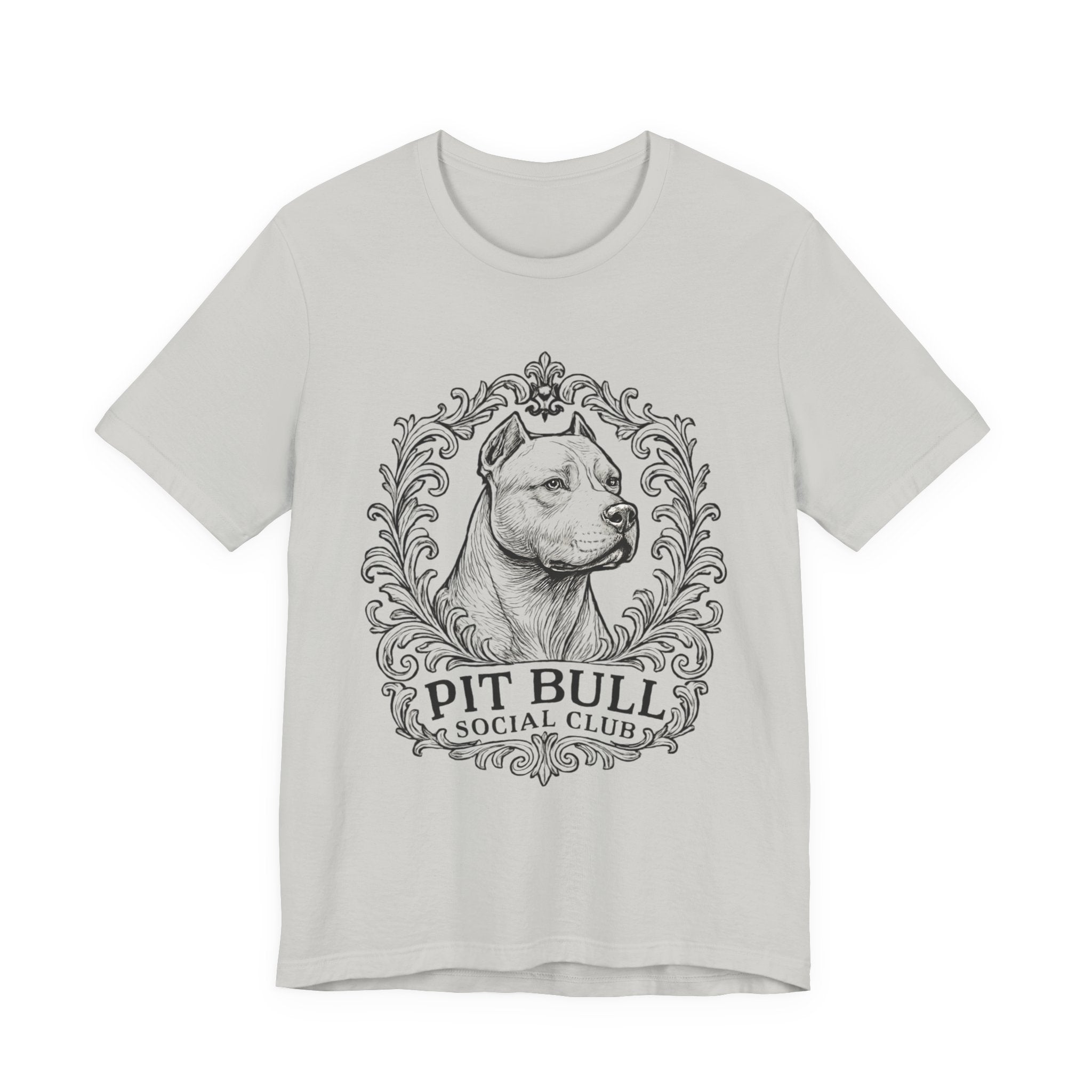 Pit Bull Social Club Tee - Unisex Jersey Short Sleeve Shirt, Dog Lover Gift, Pet Awareness Apparel, Animal Rescue Fundraiser, Casual Wear