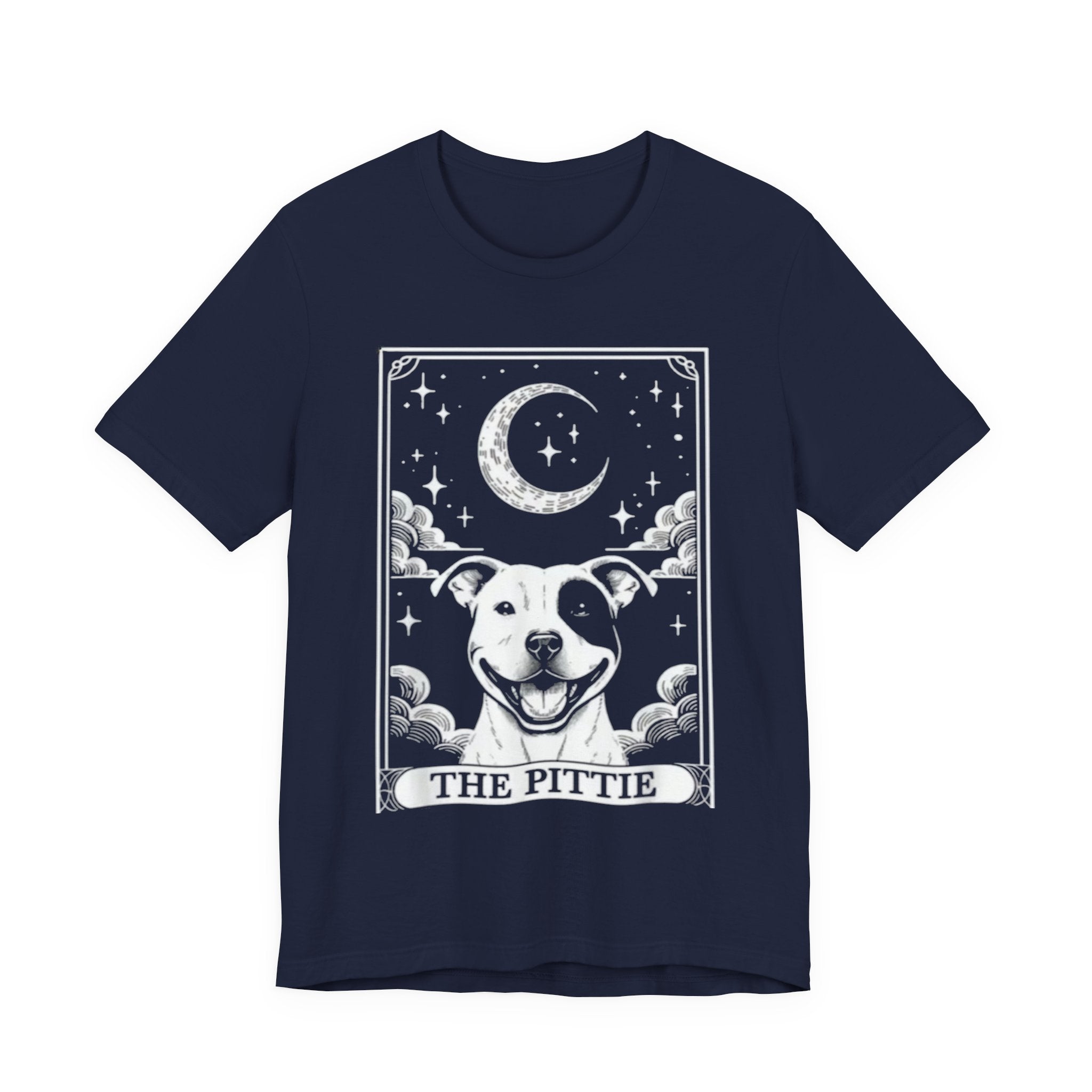The Pittie Moon Illustration T-Shirt | Pitbull Dog Tee