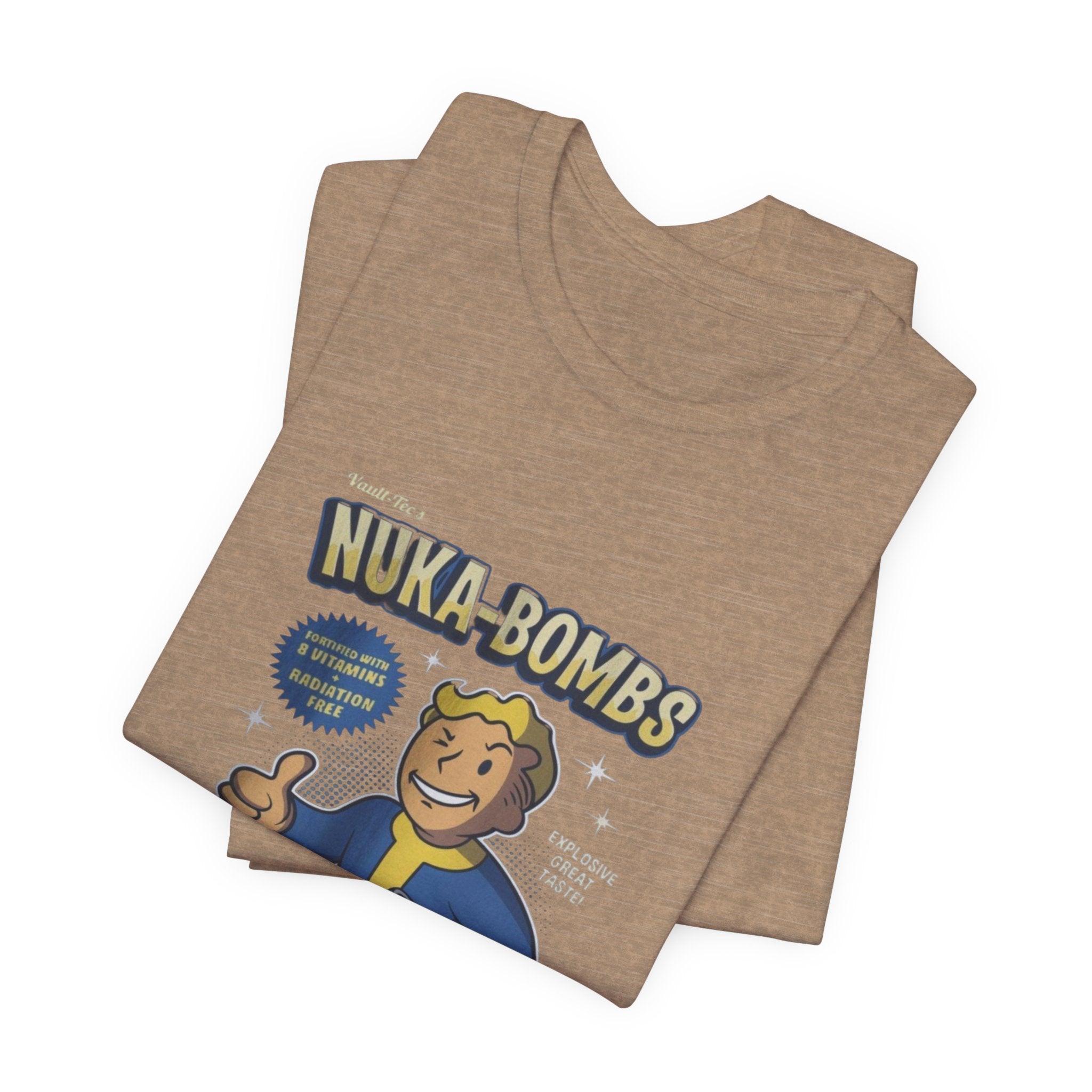 Vault Boy Nuka-Bombs Retro Gamer T‑Shirt, Fallout tee