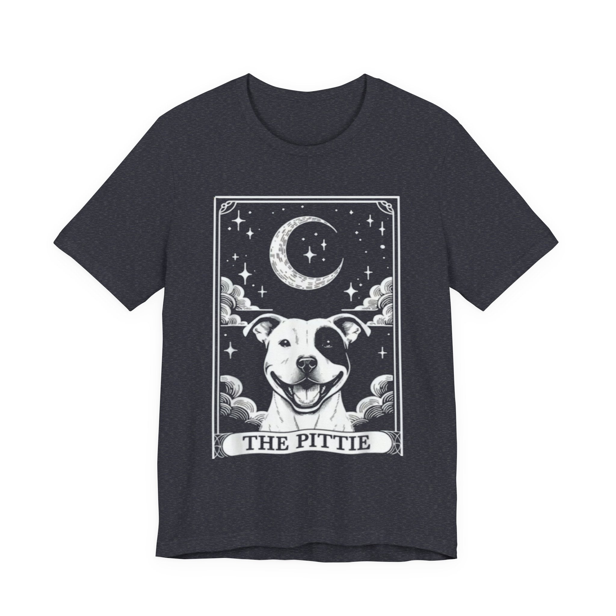 The Pittie Moon Illustration T-Shirt | Pitbull Dog Tee