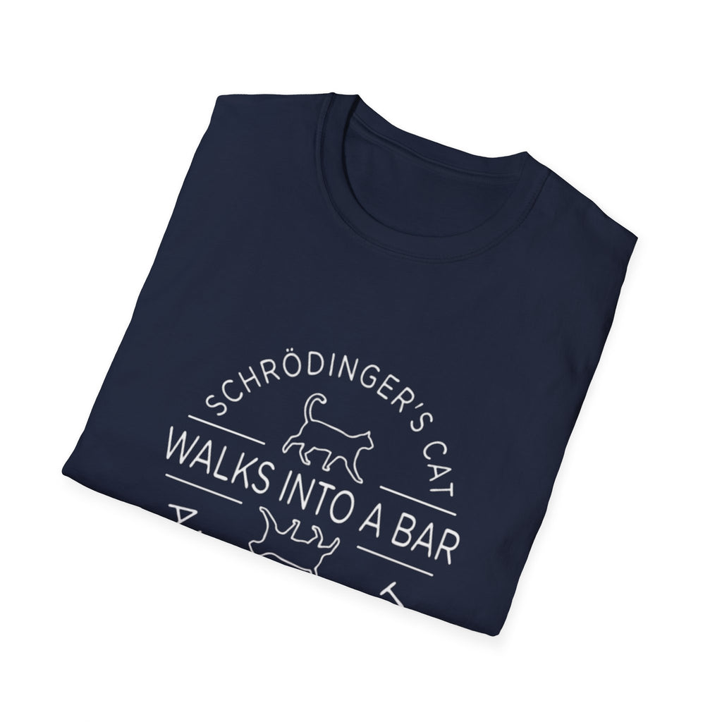 Schrodinger's Cat Science Tee, T-Shirt | Funny Cat Physics Shirt